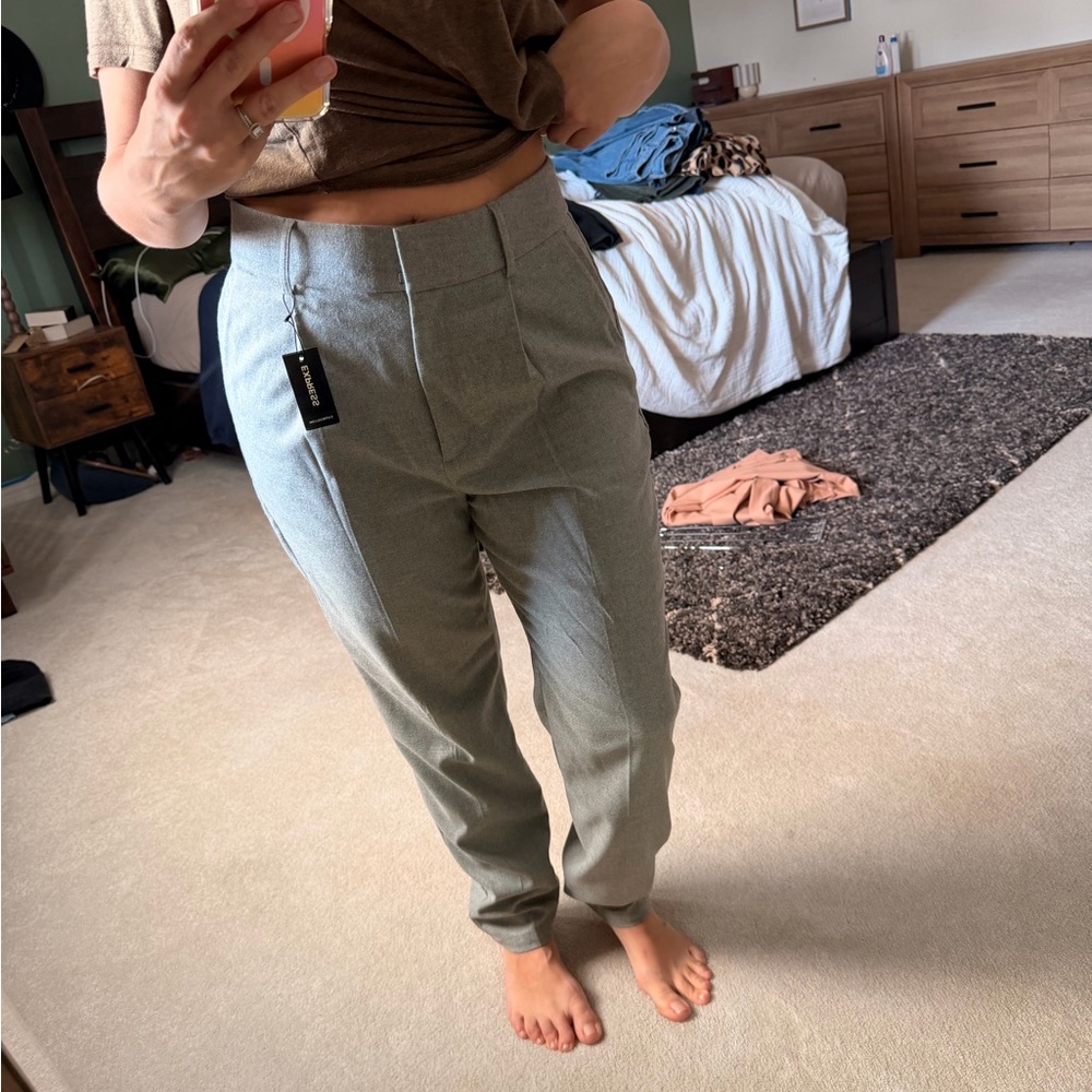 Express Gray Women's Trousers